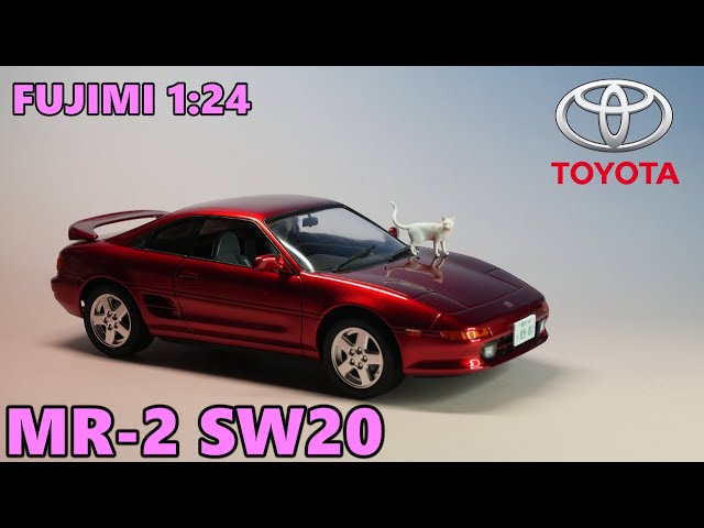 MR-2 SW20 FUJIMI 1:24 頭文字D Initial D - YouTube