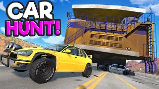 CAR HUNT POLICE CHASE with the MASSIVE BALAZ is Scary in BeamNG Drive Mods!