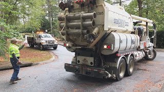 Cobb County crews spend day unclogging drains, preparing for Hurricane Michael