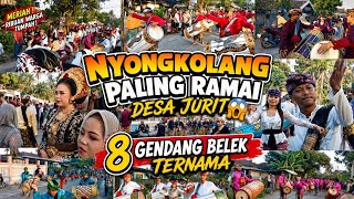 Heboh Acara Nyongkolang Delapan Gendang Belek Ternama Desa Jurit 