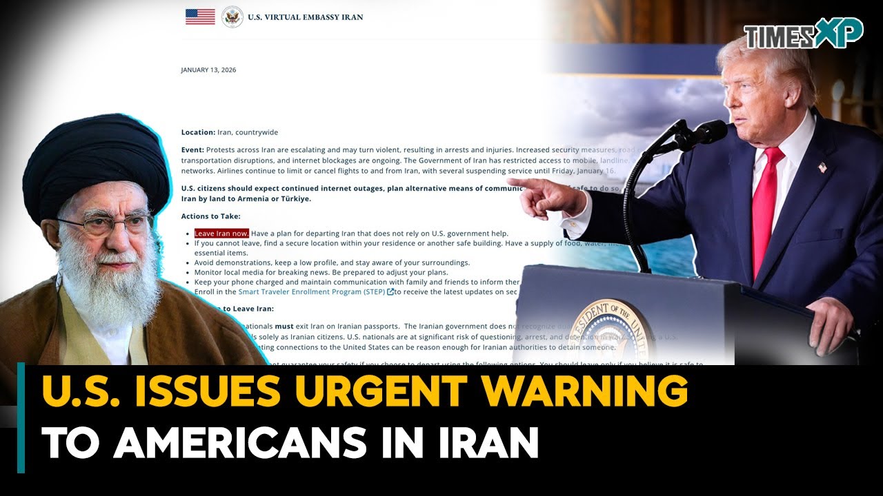 U.S. Issues Urgent Warning To Americans In Iran| Iran-Israel War