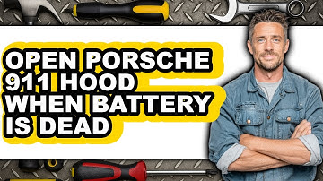 How To Open Porsche 911 Hood When Battery Is Dead - Step By Step