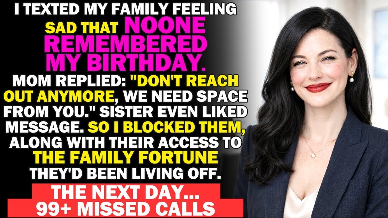 My Parents Cut Me Off on My Birthday, Said  We Need Space —Until Saw My Bank Account