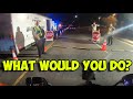 Motorcycle RUNS From DUI Checkpoint?! - Bikes VS Cops #3