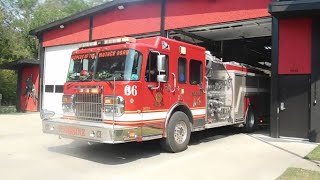 Tulsa Engine 66 Responding From Quarters