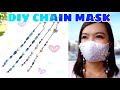 DIY Rantai Masker | How to make Chain Mask | 체인 마스크 | Chain Mask 2 in 1 | Strap Mask Necklace