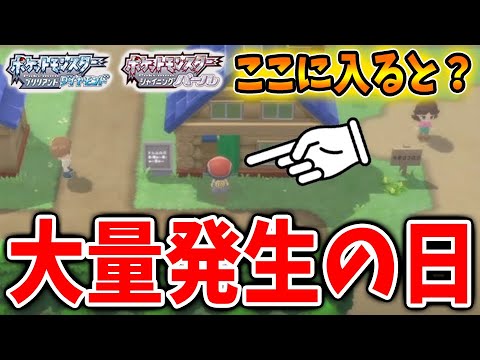 ポケモン ダイパリメイク ポケモンが大量発生の日にこの家に入ると ブリリアントダイヤモンド シャイニングパール 攻略 sp 個体値 孵化 フワンテ Youtube