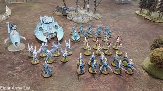 Space Marines vs Eldar 40K 4th Edition Battle Report