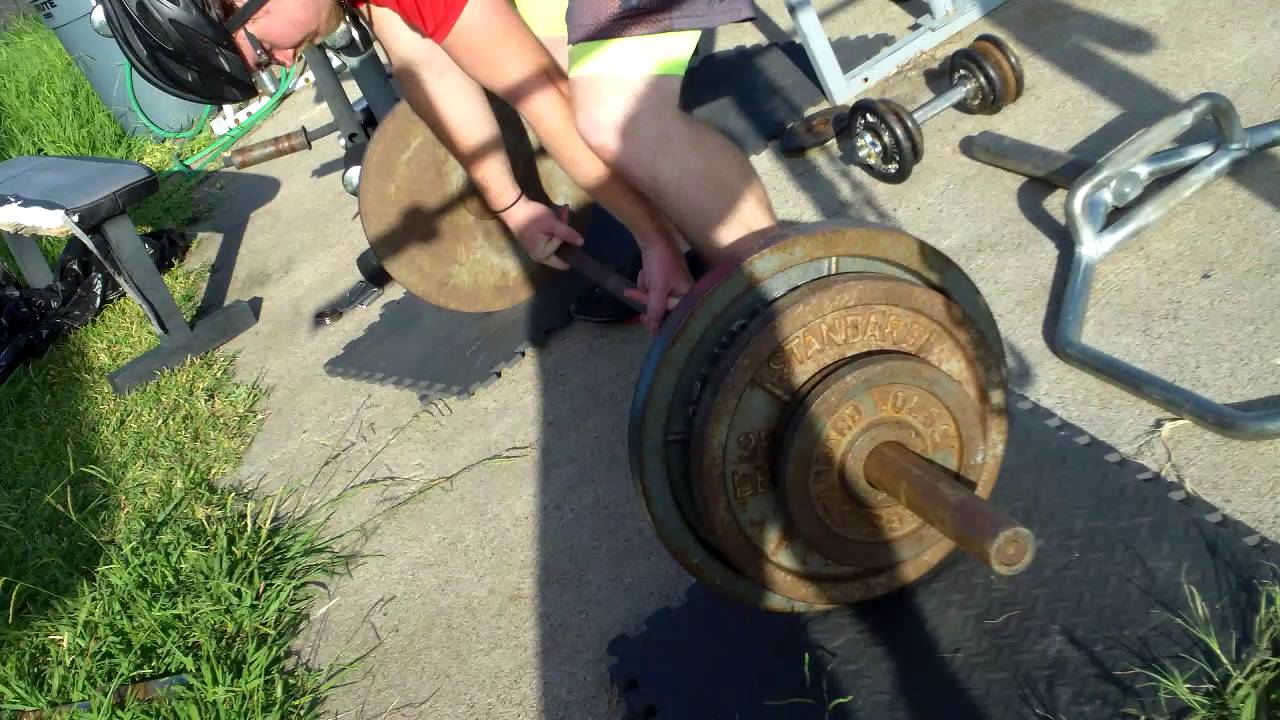 Ander 250 lb 2 Finger per hand deadlift YouTube