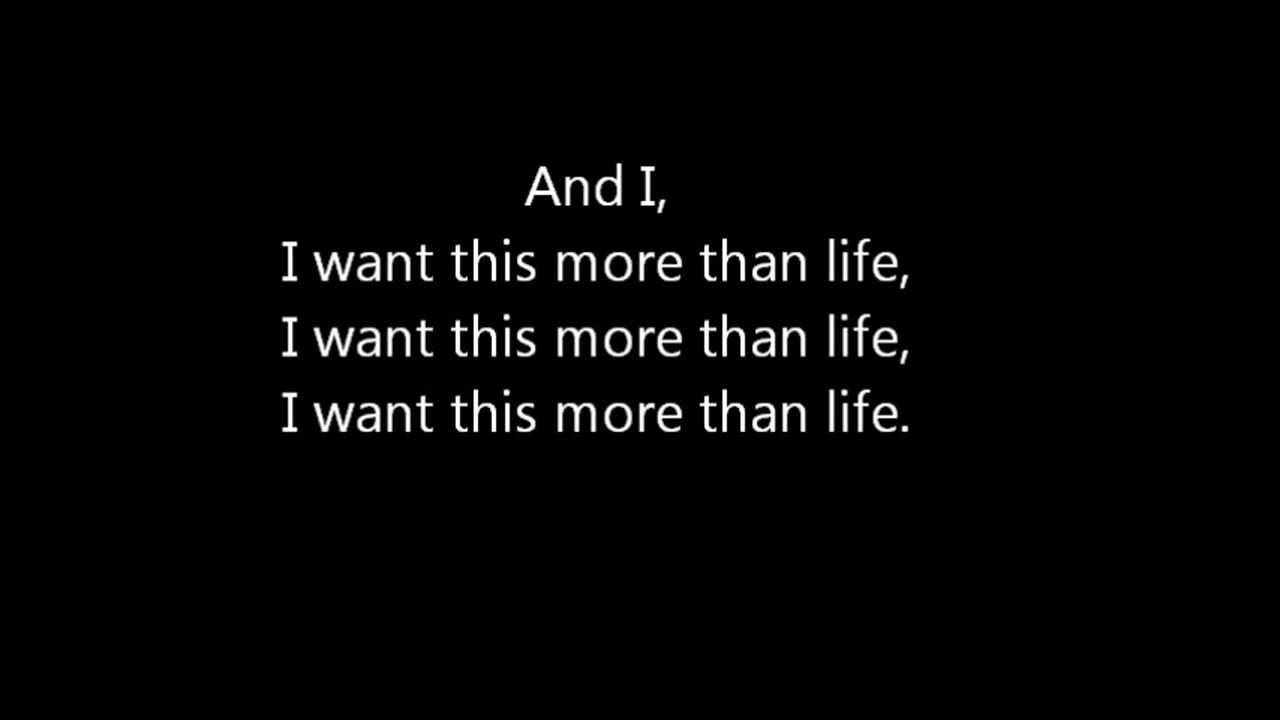 Whitley - More Than Life (Lyrics)