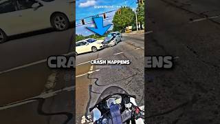 Biker Witnesses a Car CRASH! 😱 @gsxrbrad