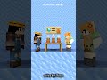 Anh chàng Steve sẽ chọn ai khi anh ấy tìm được kho báu quý giá #minecraft #short #minecraftanimation