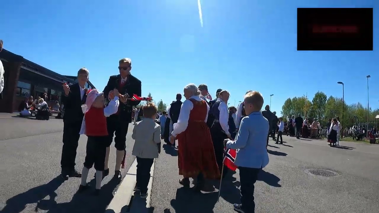 17. Mai -feiring   |  Norges nasjonaldag | Nannestad | Preståsen skole