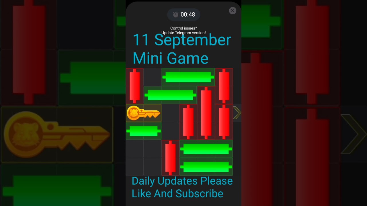 Hamster Kombat Daily Mini Game For Today 11 September