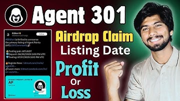 Agent 301 Airdrop Listing News || agent 301 withdrawal | agent 301 airdrop update today