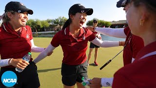 Stanford freshman Rose Zhang wins 2022 NCAA women's golf individual title