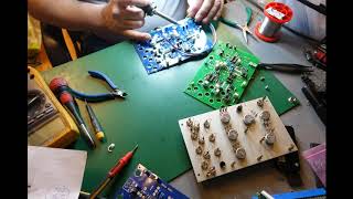 2 x Buchla 277 Blm delay unit build Time Lapse
