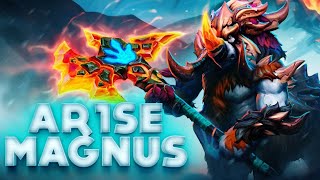 Dota 2 Tier 1 Magnus Gameplay Senses By Ar1se  And Game Wining Calls !