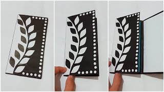 How to make handmade BROCHURE for school project | With design ideas