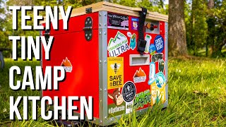 Teeny Tiny Portable Camp Kitchen  - Chuck Box - Eat Camp Box