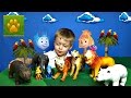 Животные для Детей с Фиксиками Симка и Нолик  Детям про животных Видео для детей Lion Boy