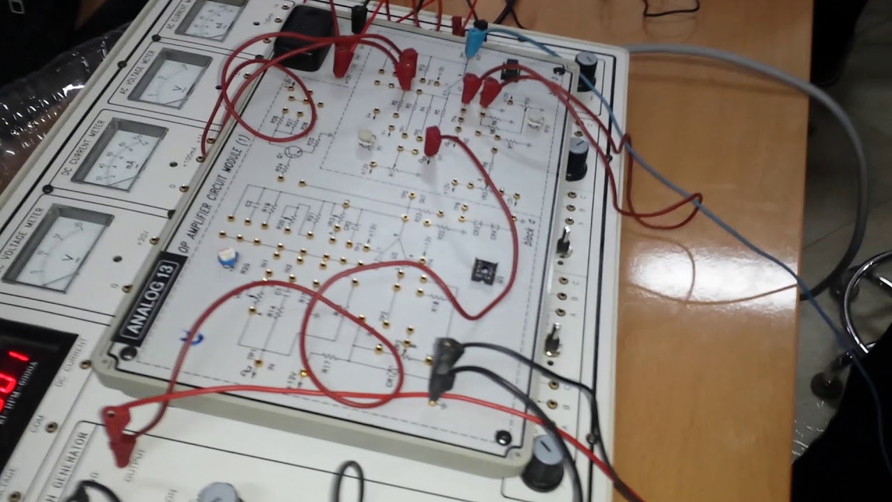 Tp Electronique Analogique Amplificateur Inverseur Departement Physique Una Youtube Tp Electronique Analogique Amplificateur Inverseur Departement Physique Una Youtube