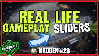 Real-Life Madden 23 Gameplay Sliders for Realistic Gameplay | Simulation and User