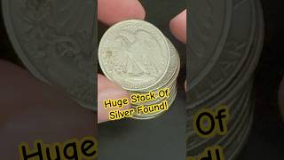Huge Stack Of Silver Coins Found