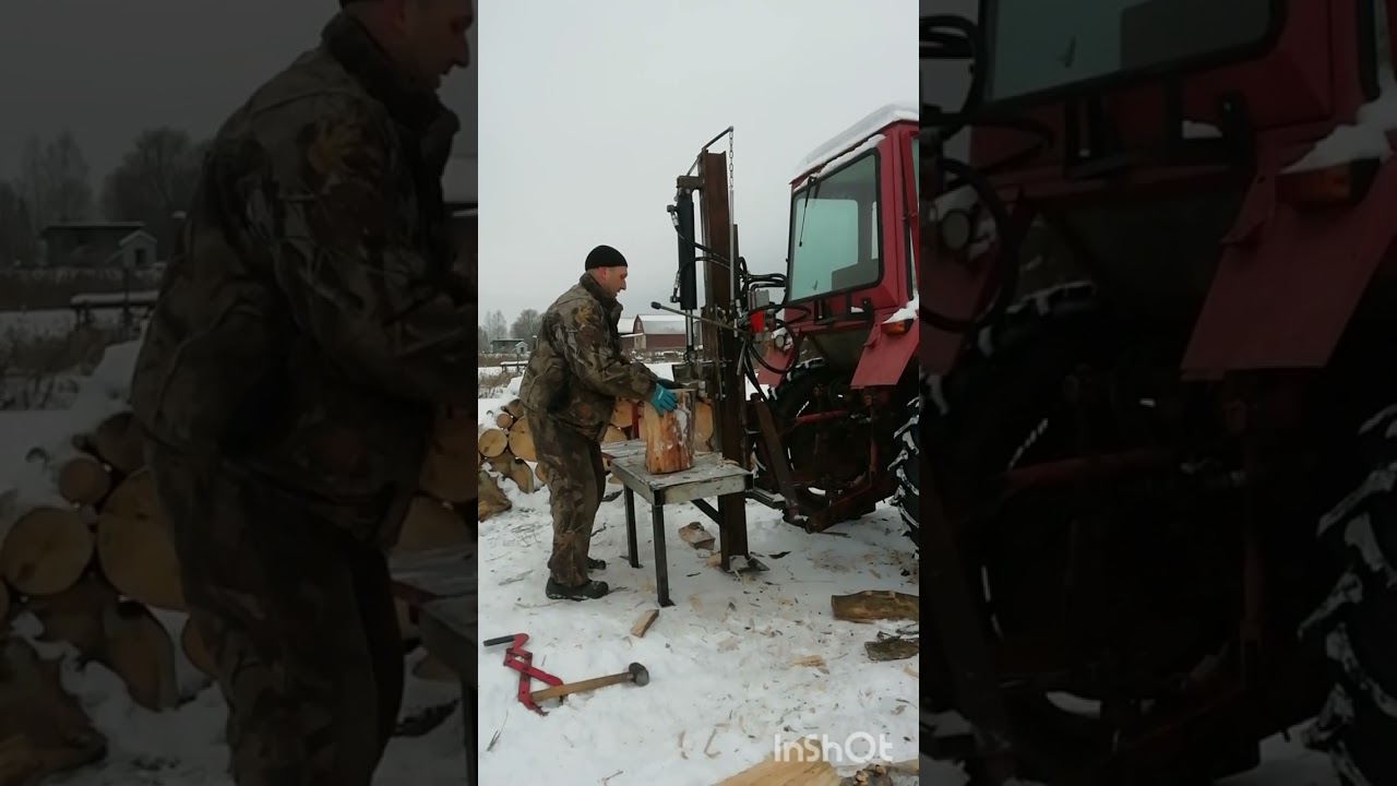 гидравлический колун от гидравлики т25