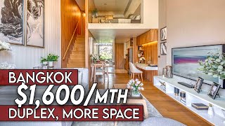 $1,600 BANGKOK Condo Tour | Luxury Condo Rental, Thailand