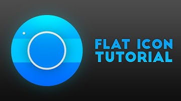 Flat / Minimalist Icon Design Tutorial | Photoshop