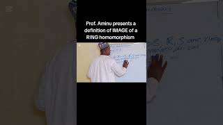 Image of RING homomorphism #mathematics # profaminu