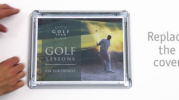 How to use a Snap Frame poster frame