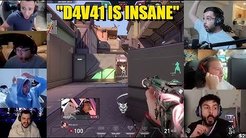 Valorant pros/streamers react to PRX D4V41