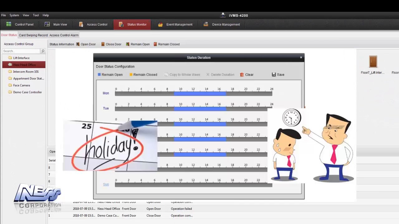 6 Auto Unlocking Doors on Hikvision Access Controllers YouTube
