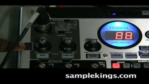 Roland SP-555 DVD: Chapter 3 the mic input