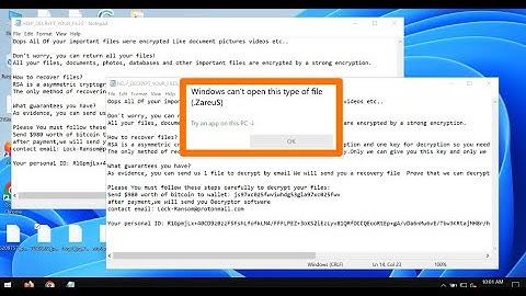 ZareuS ransomware removal instructions [.zareus file virus].