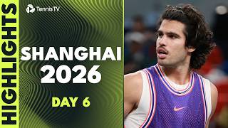 Alcaraz & Bergs Headline; Tsitsipas, Fritz, Jodar, Vacherot & More | Shanghai 2026 Highlights Day 6