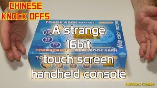 Chinese Knock Offs - Strange touch screen 16 bit console