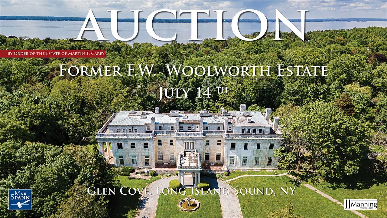 Winfield Hall Estate Auction. Oy Order of the Estate of Martin T. Carey. Previously Asking