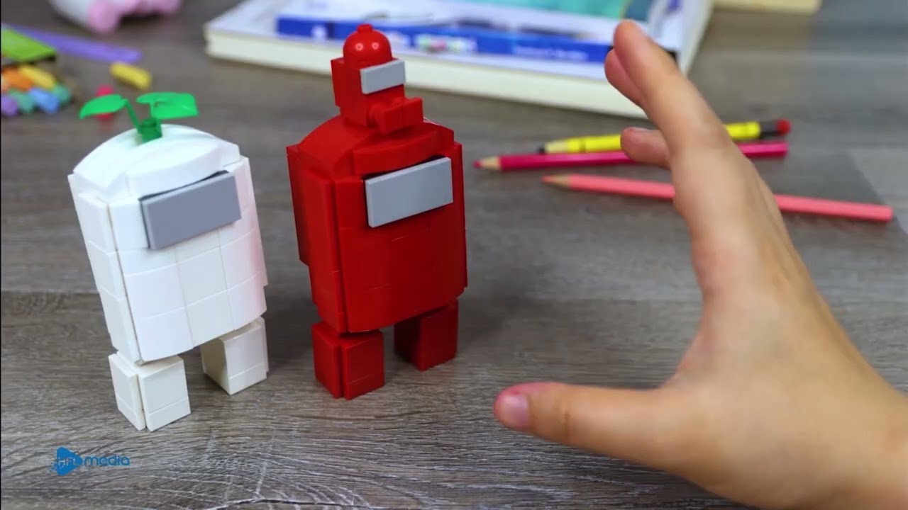 Among Us Lego: But They’re All Food #3 - Among Us Mukbang ASMR