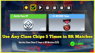 Call Of Duty Mobile Use Any Class Chips 5 Times in BR Matches Task Complete