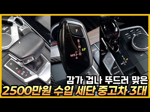 I Checked Out 3 Used Imported Sedans for 25 Million Won (Sleek Design)