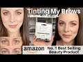 TINTING MY BROWS FOR THE FIRST TIME AT 40 | How to use Eylure Dybrow Dye | Amazon Beauty best seller