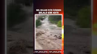 Şaşırtan Görüntü! #doğalafet #afet #sel #şelale #ev #ordu #türkiye #dünya #reels #gündem #haber