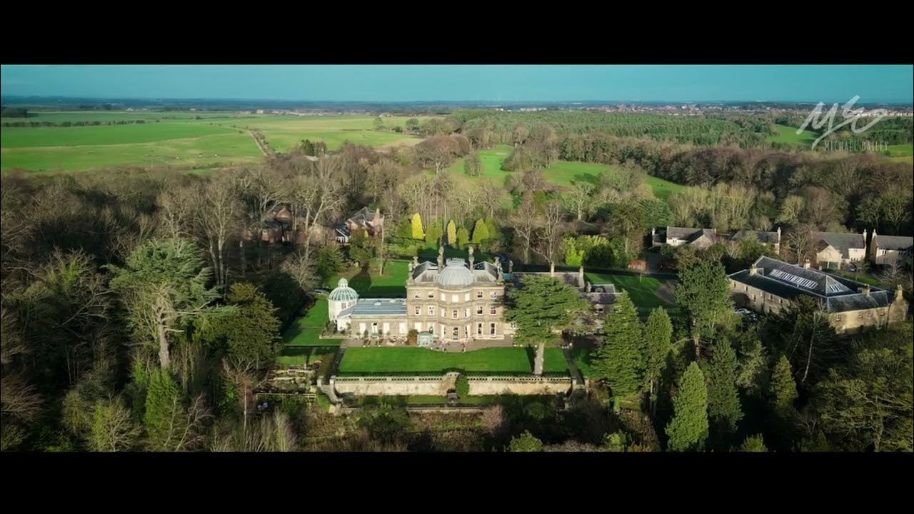 Drone footage of Hartford Hall, Bedlington, Northumberland. YouTube
