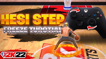 NBA 2K22 GLITCHY HESI STEP FREEZE SPAM DRIBBLE TUTORIAL W/HANDCAM! HESI SPAM 2K22!
