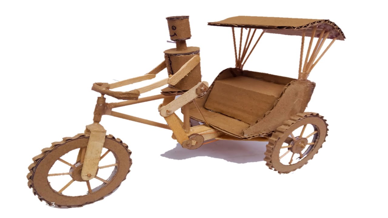Rickshaw || simple school project - YouTube