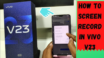 How to Screen Record in Vivo V23/V23 pro recording/vivo screen recording with audio.