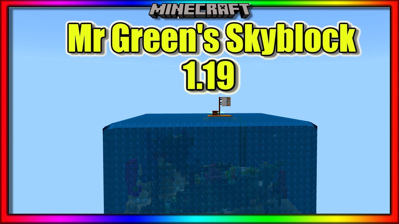 Mr. Green's Skyblock - 1.19 : Minecraft Lets Play Ep7 " Going For A ...